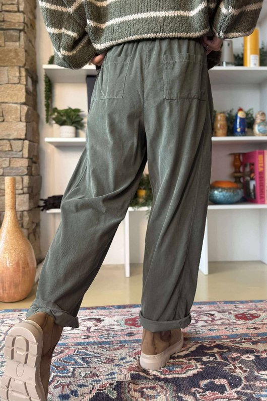 Stanley Baby Cord Jogger Khaki /12=